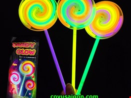 thanh phát sáng, light stick hình cây kẹo, đồ phát sáng, light stick, que phát sáng, đèn led, đồ chơi phát sáng hcm,  đồ chơi dã ngoại, đồ chơi bar